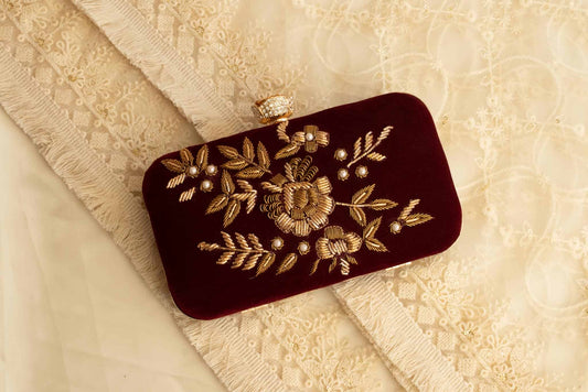 PRE-ORDER - Samina (Maroon Velvet)