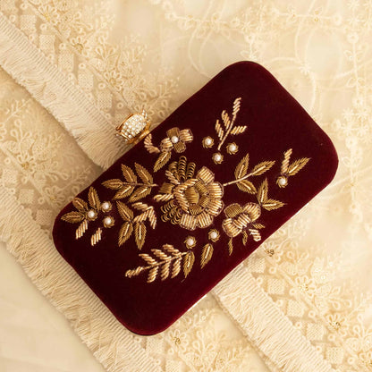 PRE-ORDER - Samina (Maroon Velvet)