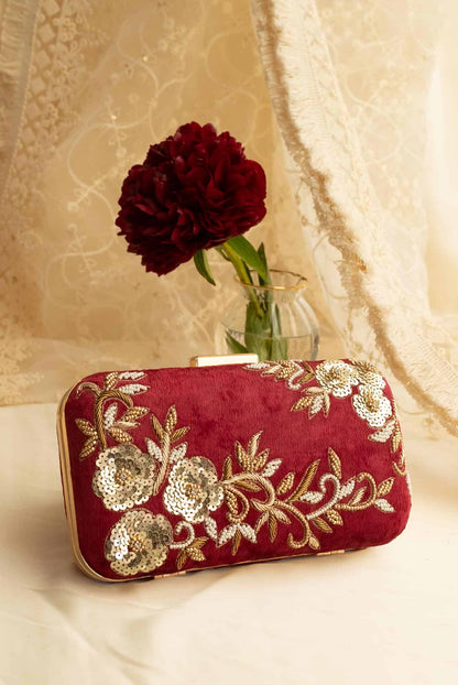 PRE-ORDER - JESSIE (Maroon Velvet)