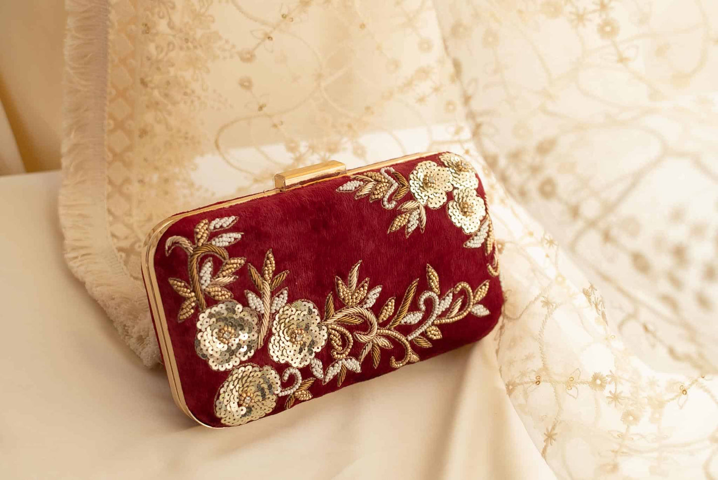 PRE-ORDER - JESSIE (Maroon Velvet)