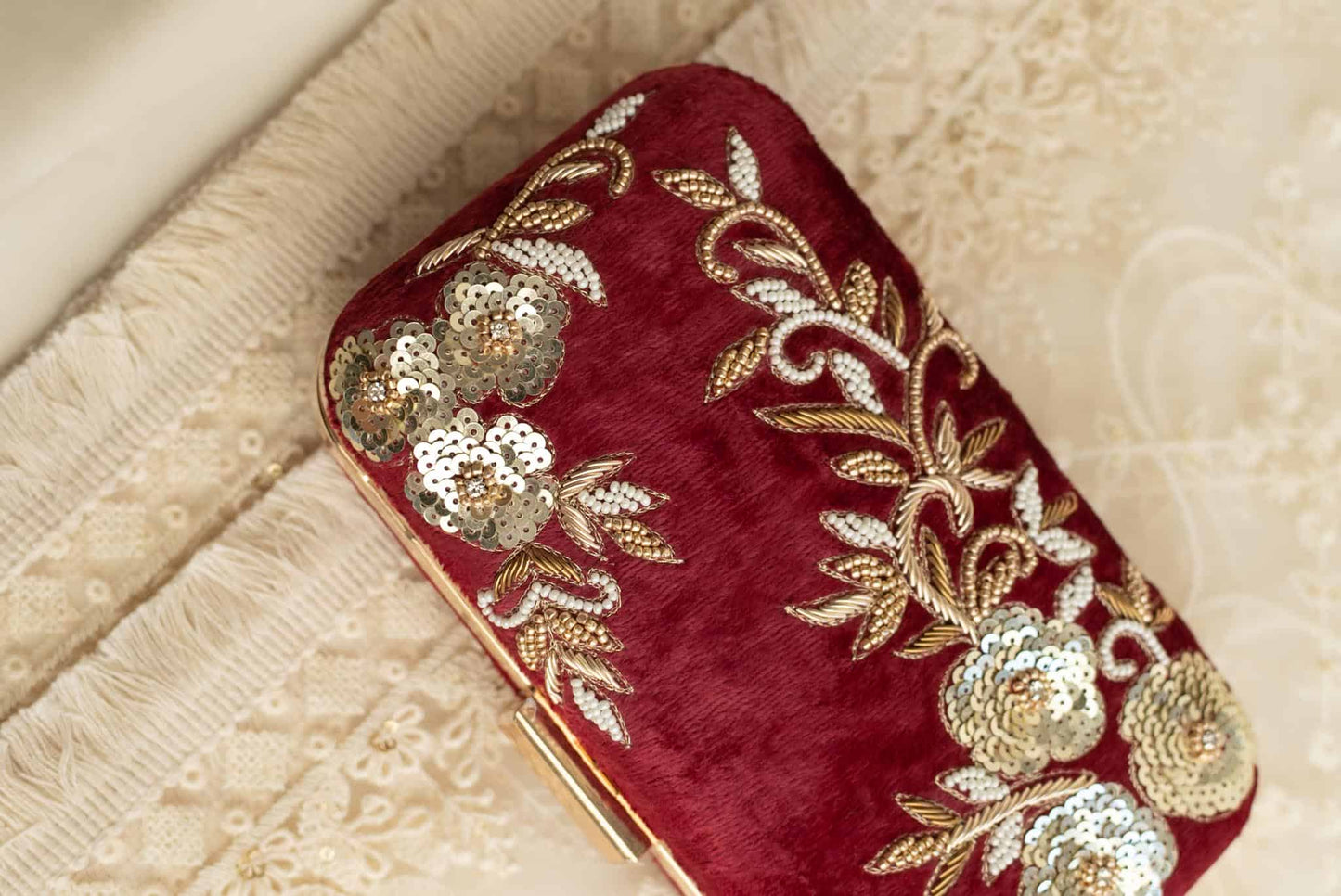 PRE-ORDER - JESSIE (Maroon Velvet)