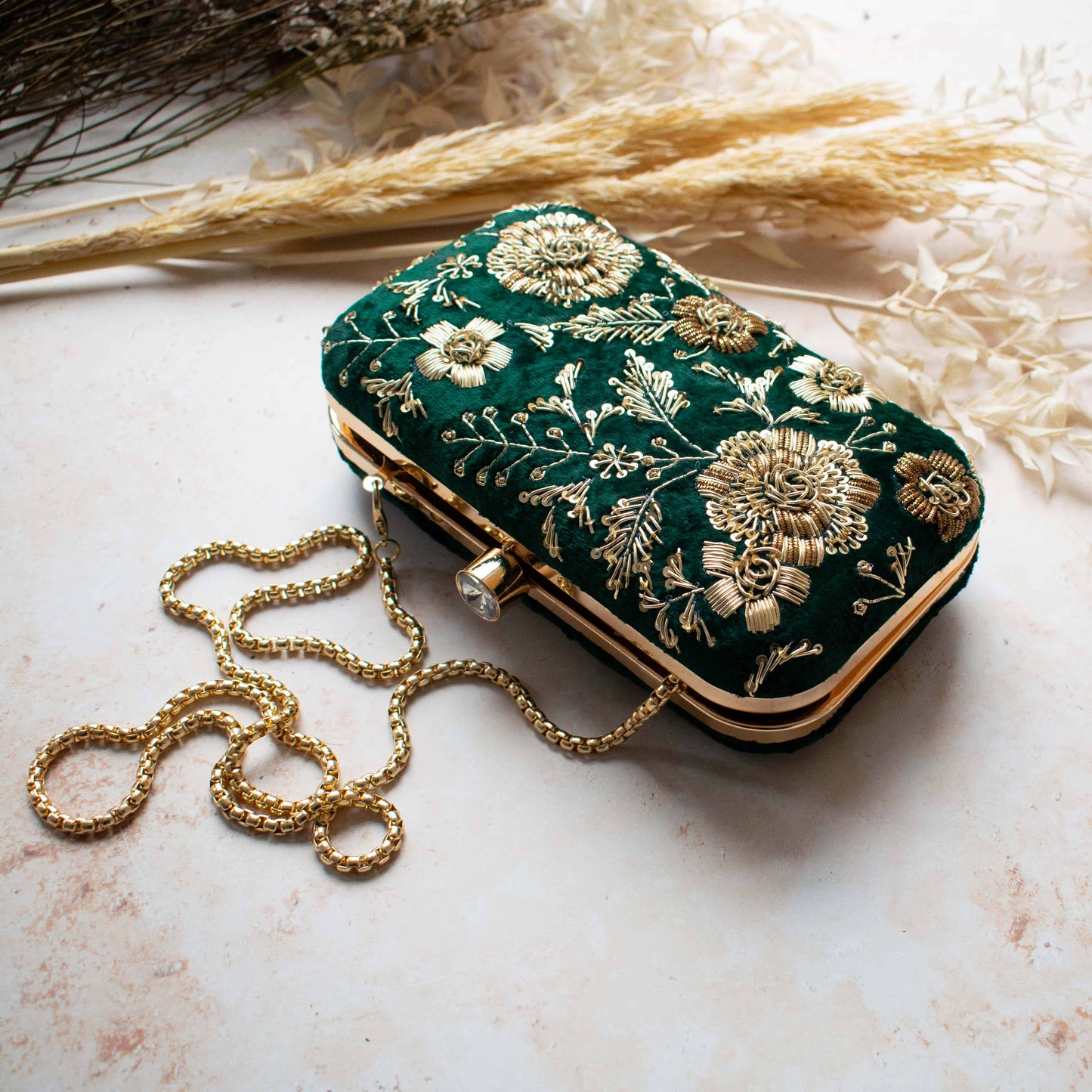 PRE-ORDER - ANAYA - Bottle Green Velvet