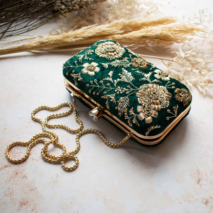 PRE-ORDER - ANAYA - Bottle Green Velvet