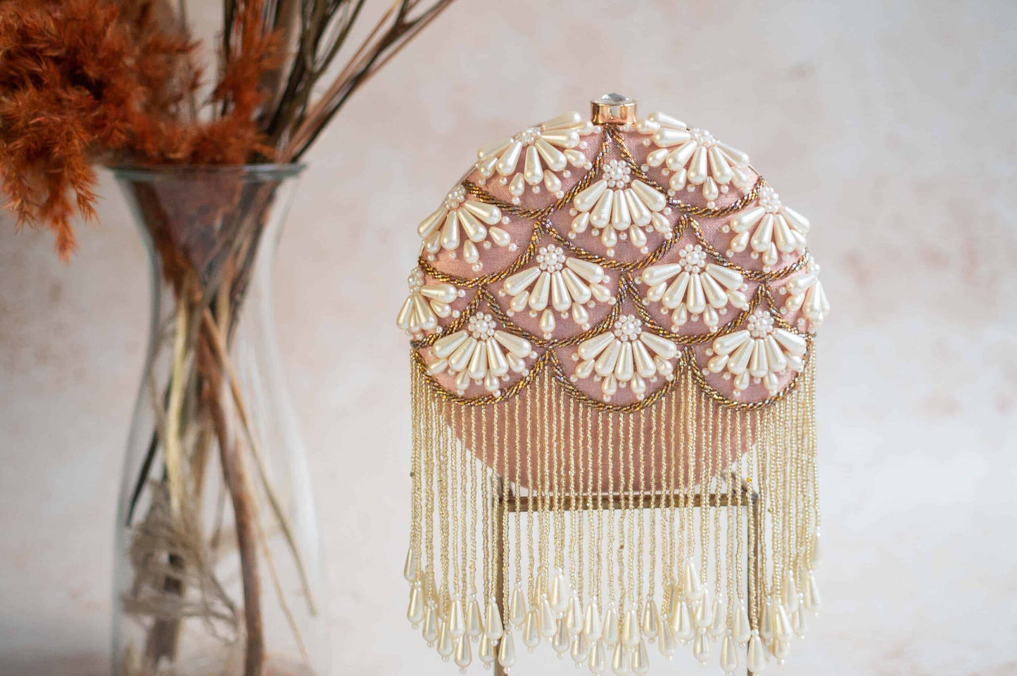 PRE-ORDER - LIYA (Minaudière) - Dusky Pink