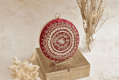 PRE-ORDER - MAHIYA (Round) - Deep Red Velvet