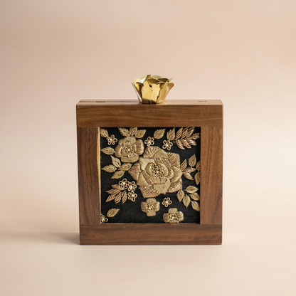 Jaipur Wooden Square Clutch