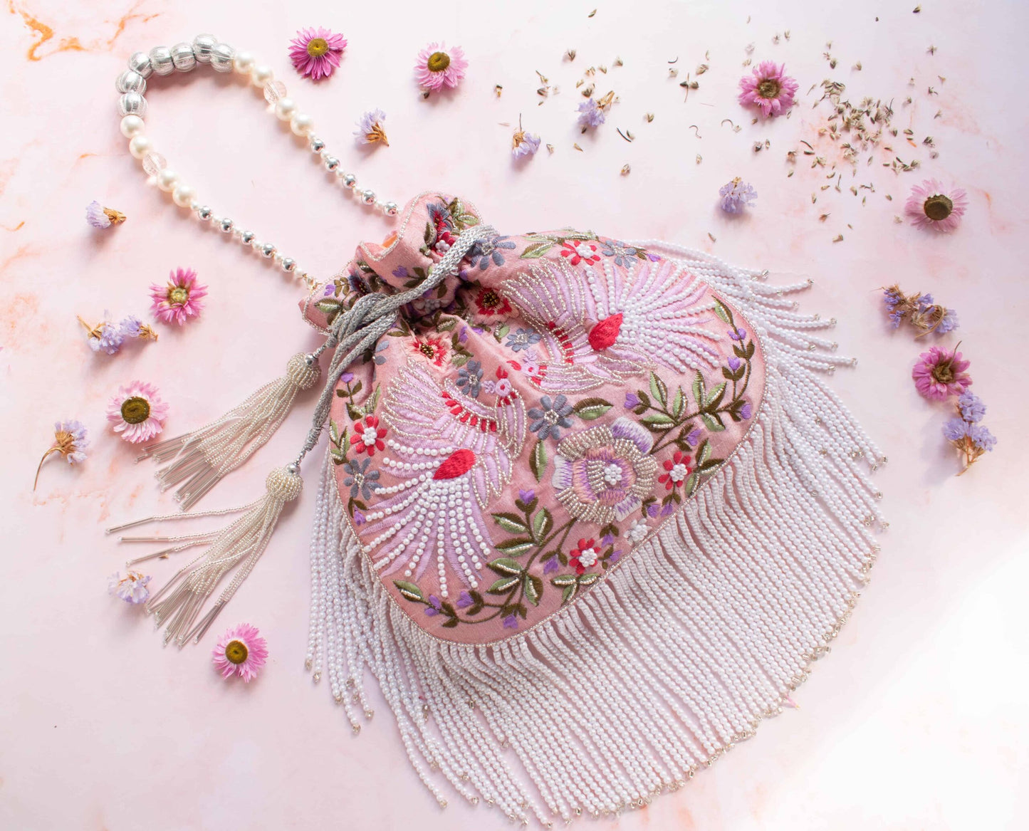 PRE-ORDER - Spring Bloom Pouch (Pink)