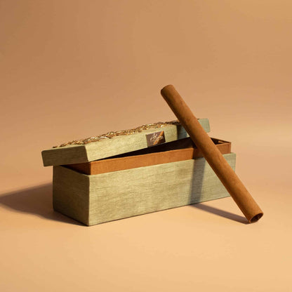 PRE-ORDER - ANAYA Bangle Box (Sage Green Silk)