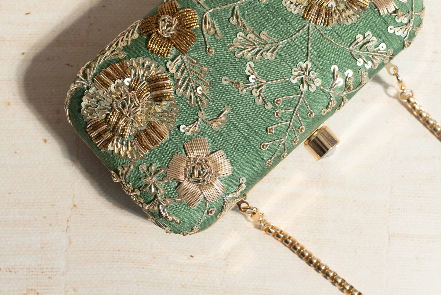 PRE-ORDER- ANAYA (Palace Green Silk)