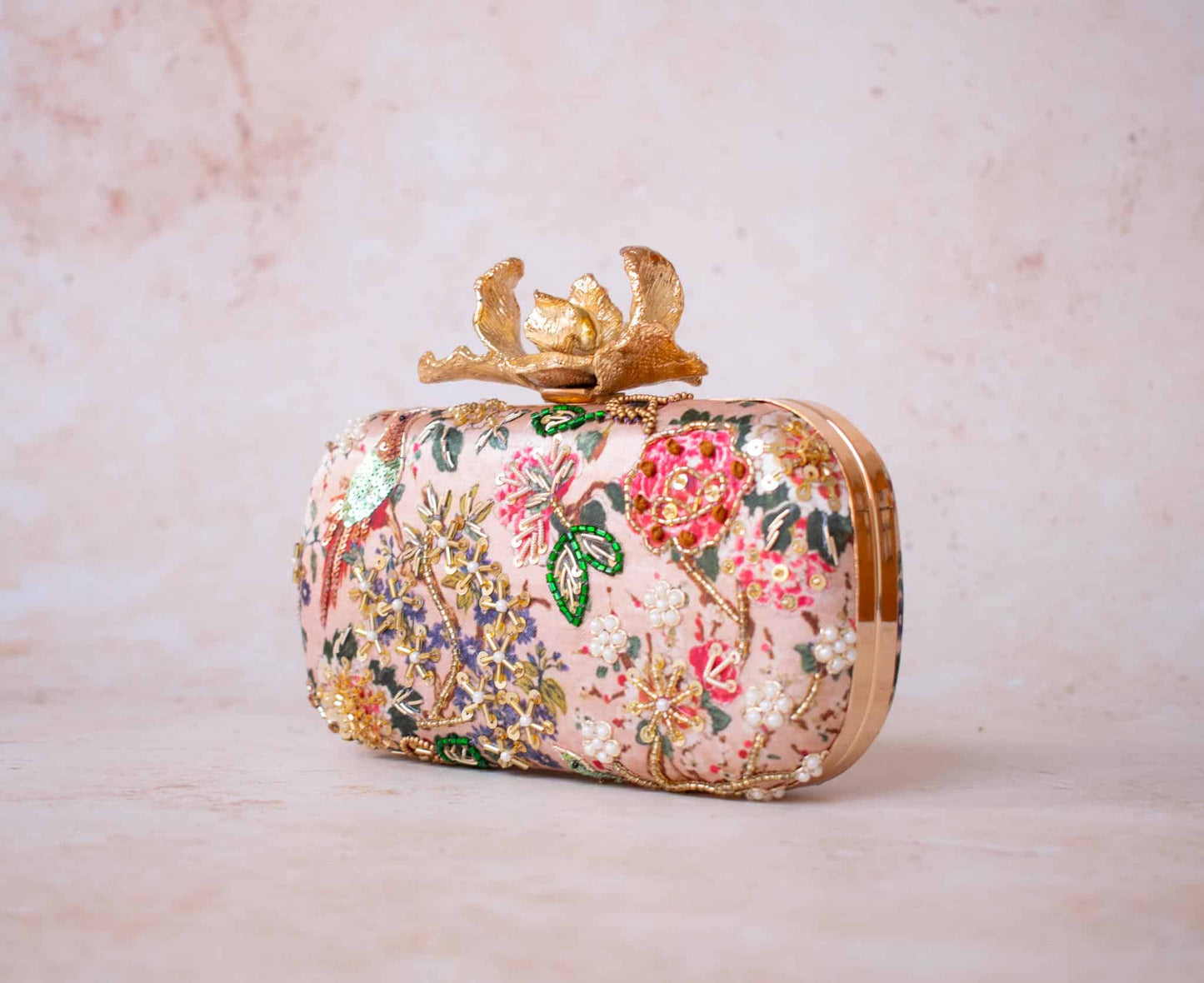 MUMBAI DREAMS (Nude Pink) - Floral Clasp