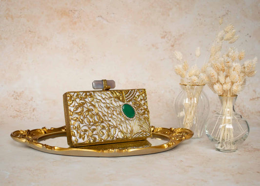 PRE-ORDER - MARIA - Mother of Pearl (Emerald Green)