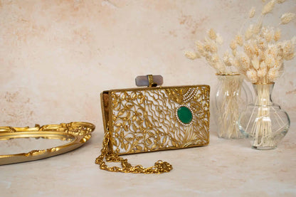 PRE-ORDER - MARIA - Mother of Pearl (Emerald Green)