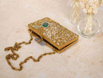 PRE-ORDER - MARIA - Mother of Pearl (Emerald Green)