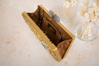 PRE-ORDER - MARIA - Mother of Pearl (Emerald Green)