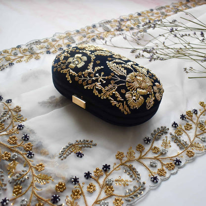 PRE-ORDER- ANAYA - Navy Blue Velvet