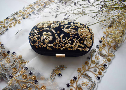 PRE-ORDER- ANAYA - Navy Blue Velvet