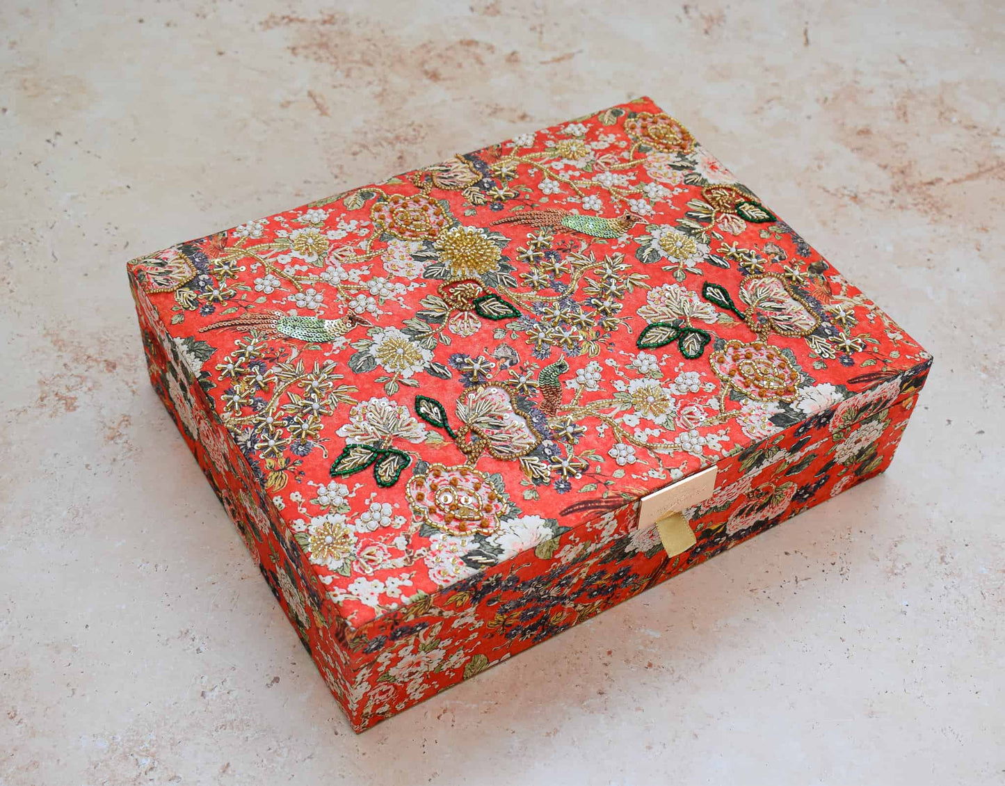 Mumbai Dreams Trousseau Box (Orange)