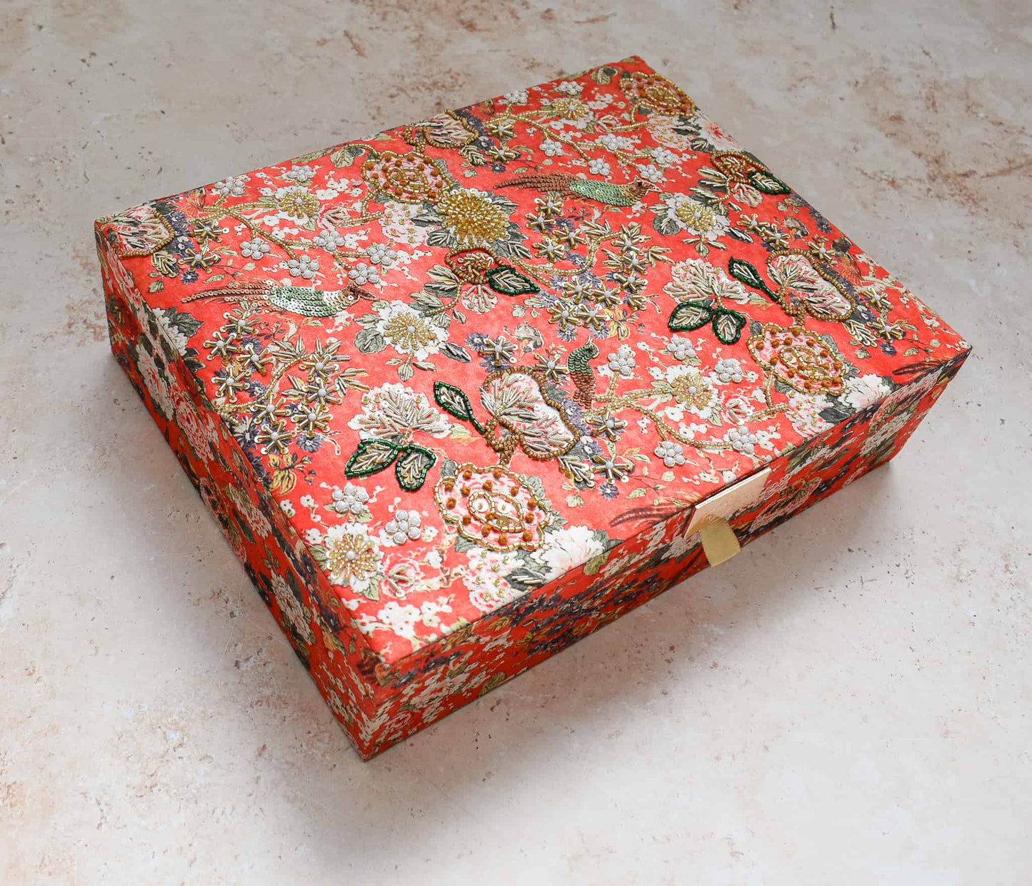 Mumbai Dreams Trousseau Box (Orange)