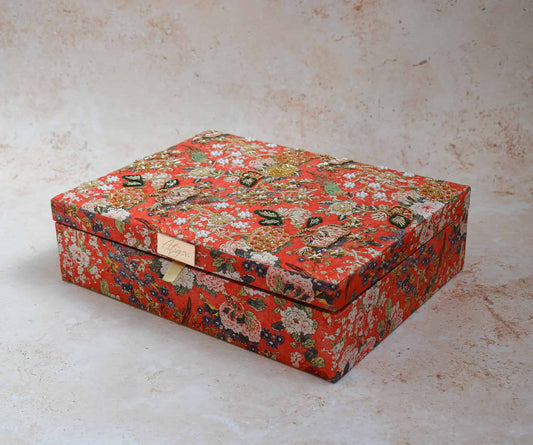 Mumbai Dreams Trousseau Box (Orange)