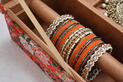 Mumbai Dreams Trousseau Box (Orange)