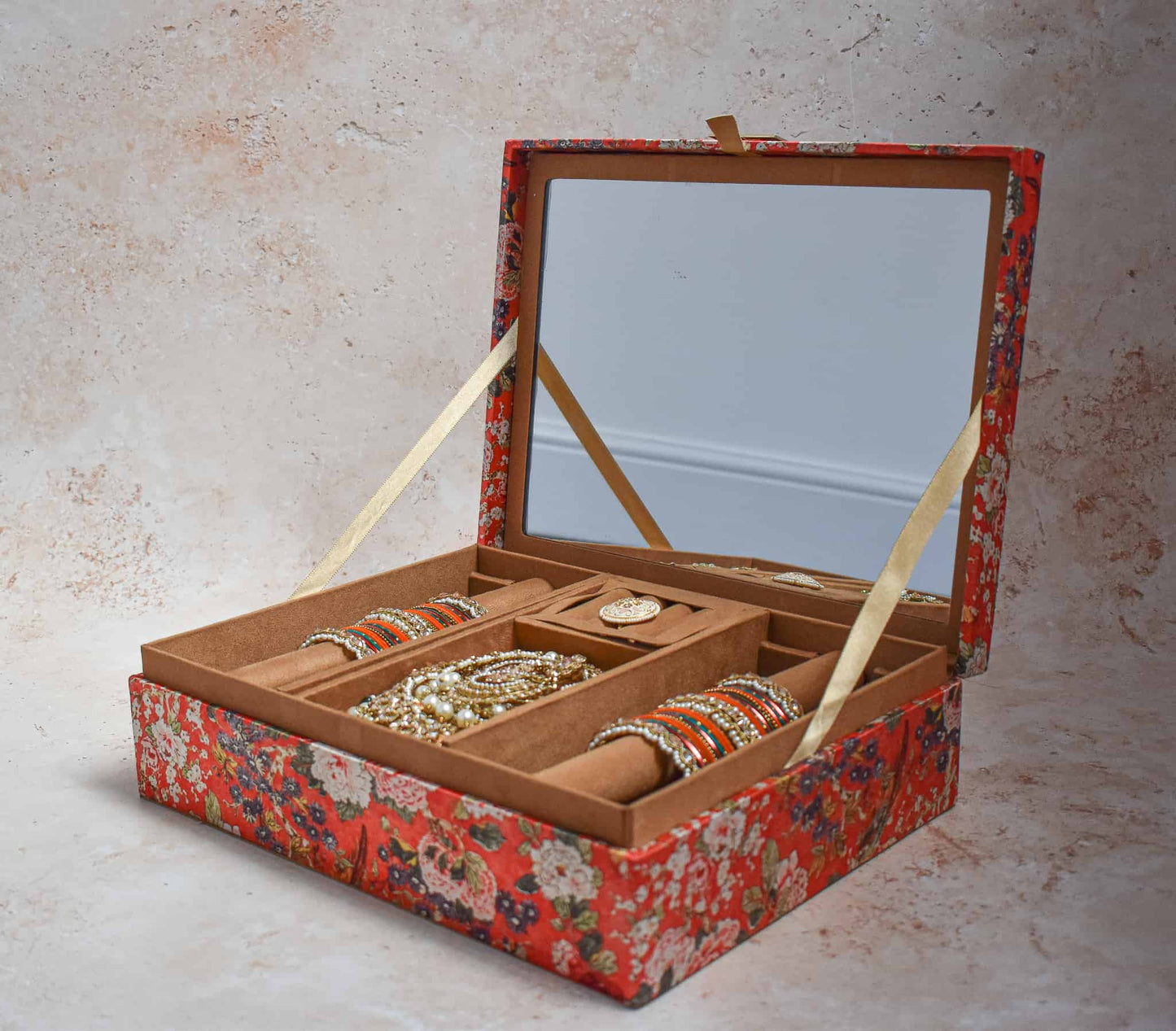 Mumbai Dreams Trousseau Box (Orange)
