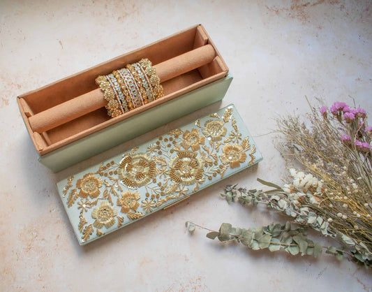 PRE-ORDER / ANAYA Bangle Box (Mint Silk)