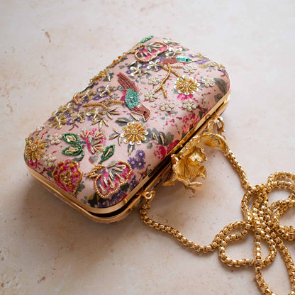 PRE-ORDER - MUMBAI DREAMS (Nude Pink) -  Floral Clasp