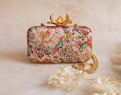 PRE-ORDER - MUMBAI DREAMS (Nude Pink) -  Floral Clasp