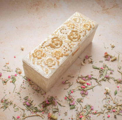 PRE-ORDER / ANAYA Bangle Box (Cream Velvet)
