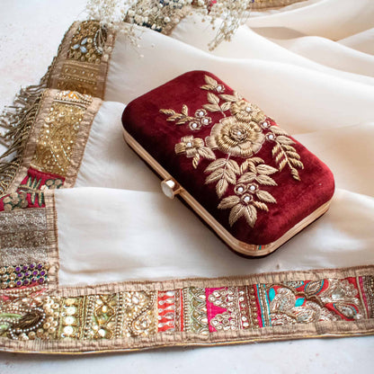 PRE-ORDER - Aashiq (Maroon Velvet)