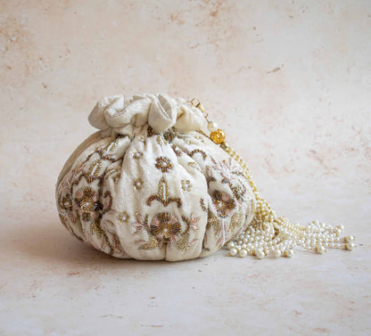 PRE-ORDER - CAMELLIA Potli Bag