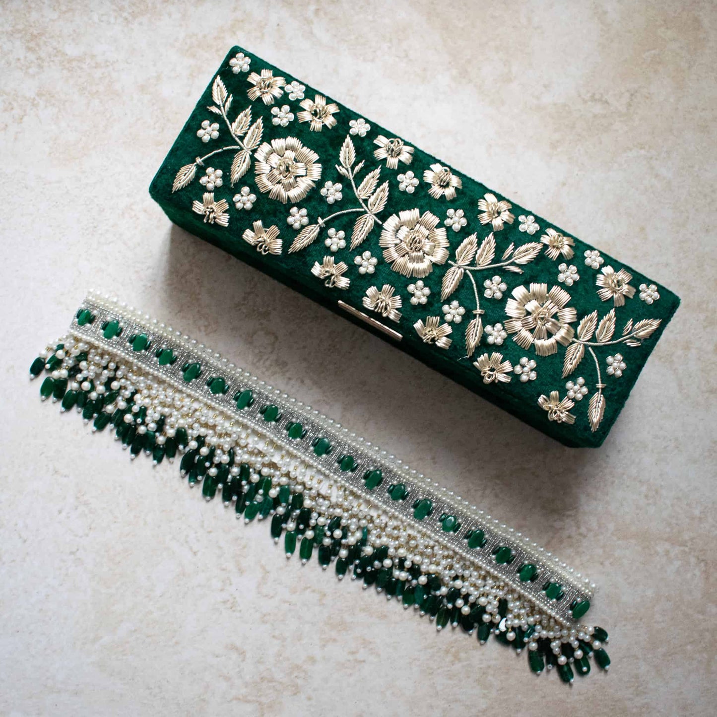 PRE-ORDER / ASHA Bangle Box (Bottle Green)