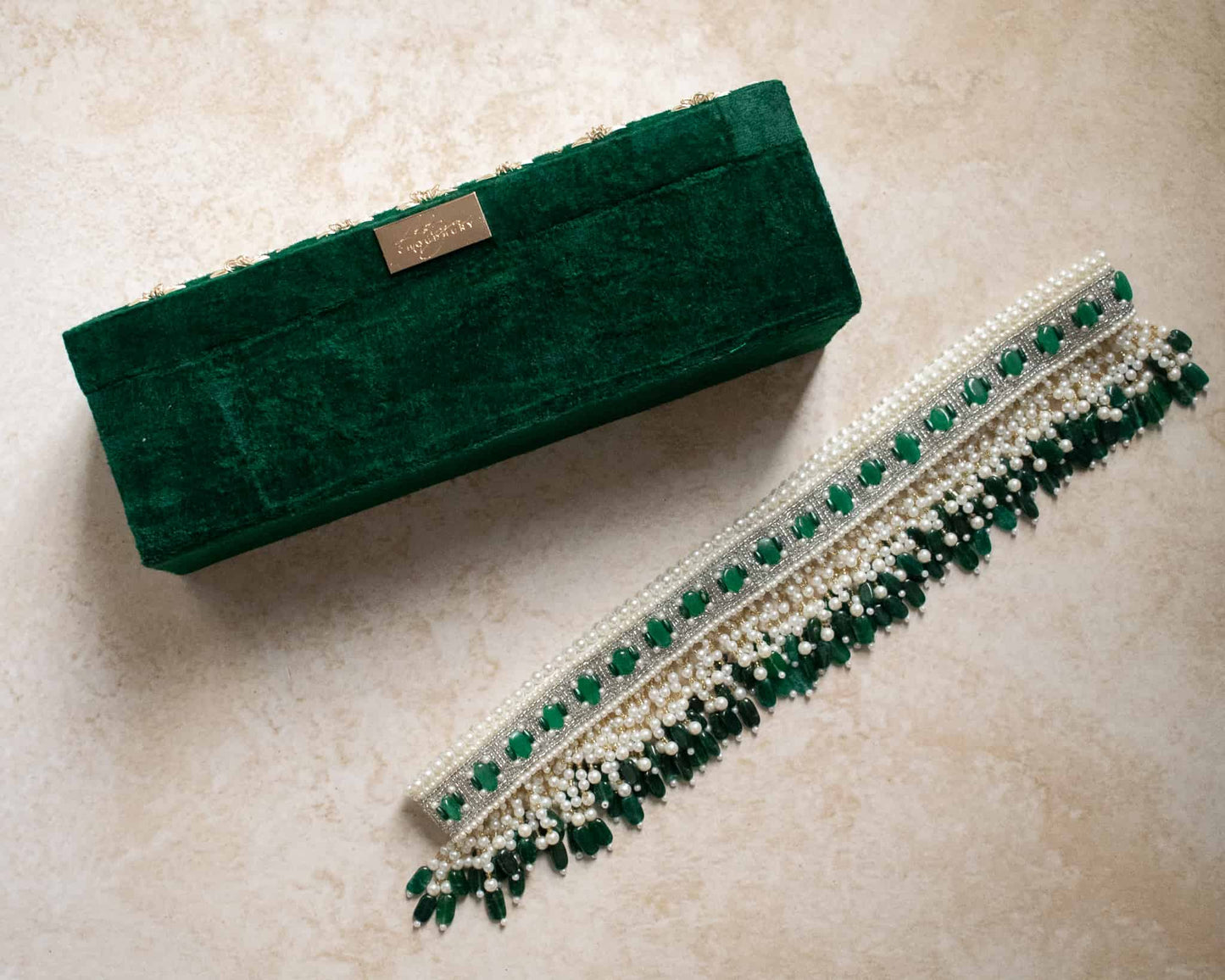 PRE-ORDER / ASHA Bangle Box (Bottle Green)