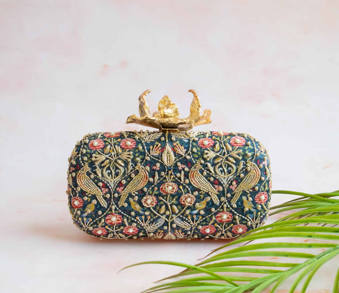 PRE-ORDER - Blue Jaipur (Floral Clasp)