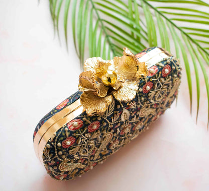 PRE-ORDER - Blue Jaipur (Floral Clasp)