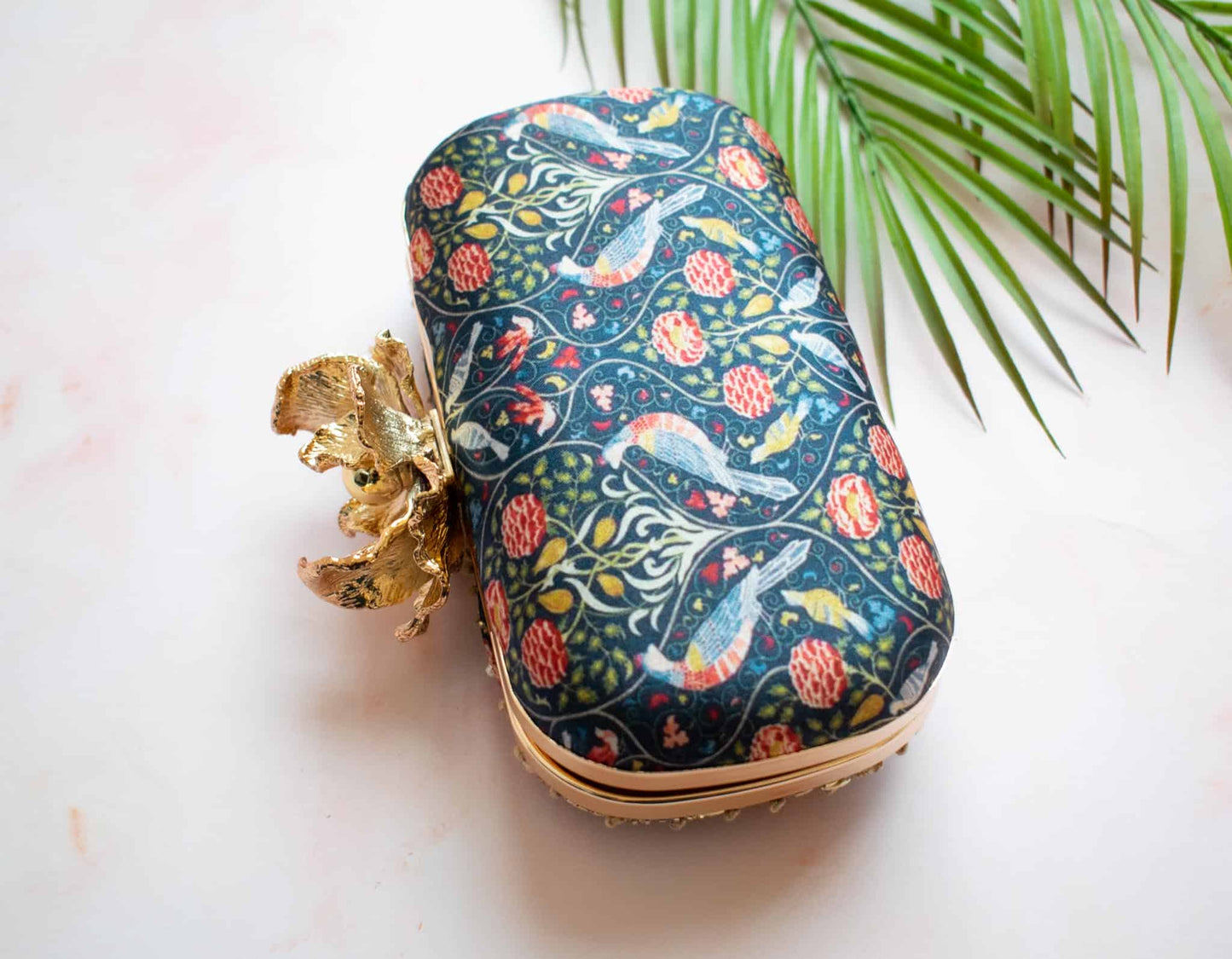 PRE-ORDER - Blue Jaipur (Floral Clasp)