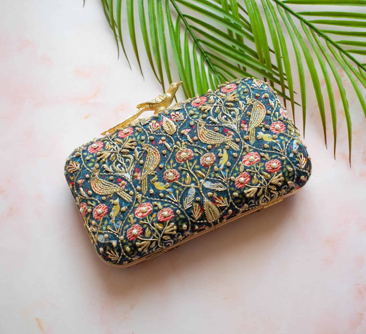 PRE-ORDER - Blue Jaipur (Bird Clasp)