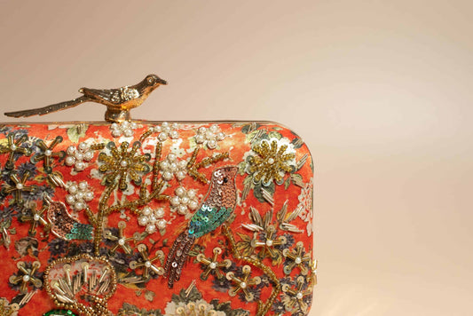 PRE-ORDER - MUMBAI DREAMS (Orange) - Bird Clasp