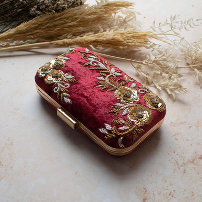 PRE-ORDER - JESSIE (Maroon Velvet)