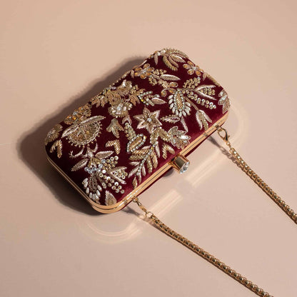 PRE-ORDER - Jaslin (Maroon Velvet)