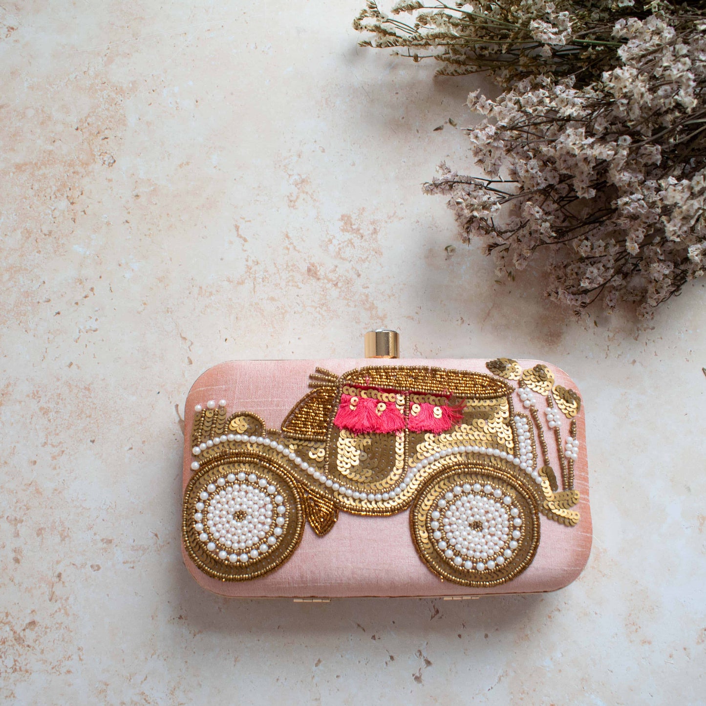 PRE-ORDER - Baraat Car (Peach Pink)