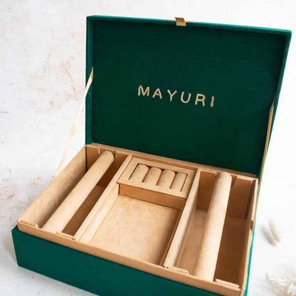 PRE-ORDER / TAJ MAHAL TROUSSEAU BOX - GREEN