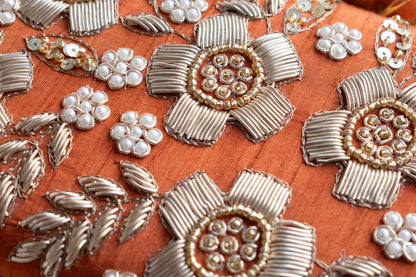 PRE-ORDER - Floral Dream (Rust Orange) - Lotus Clasp