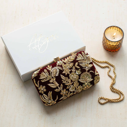 PRE-ORDER - Jaslin (Maroon Velvet)