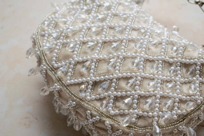 PRE-ORDER - Tala Handbag (Ivory Suede)