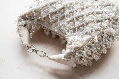 PRE-ORDER - Tala Handbag (Ivory Suede)