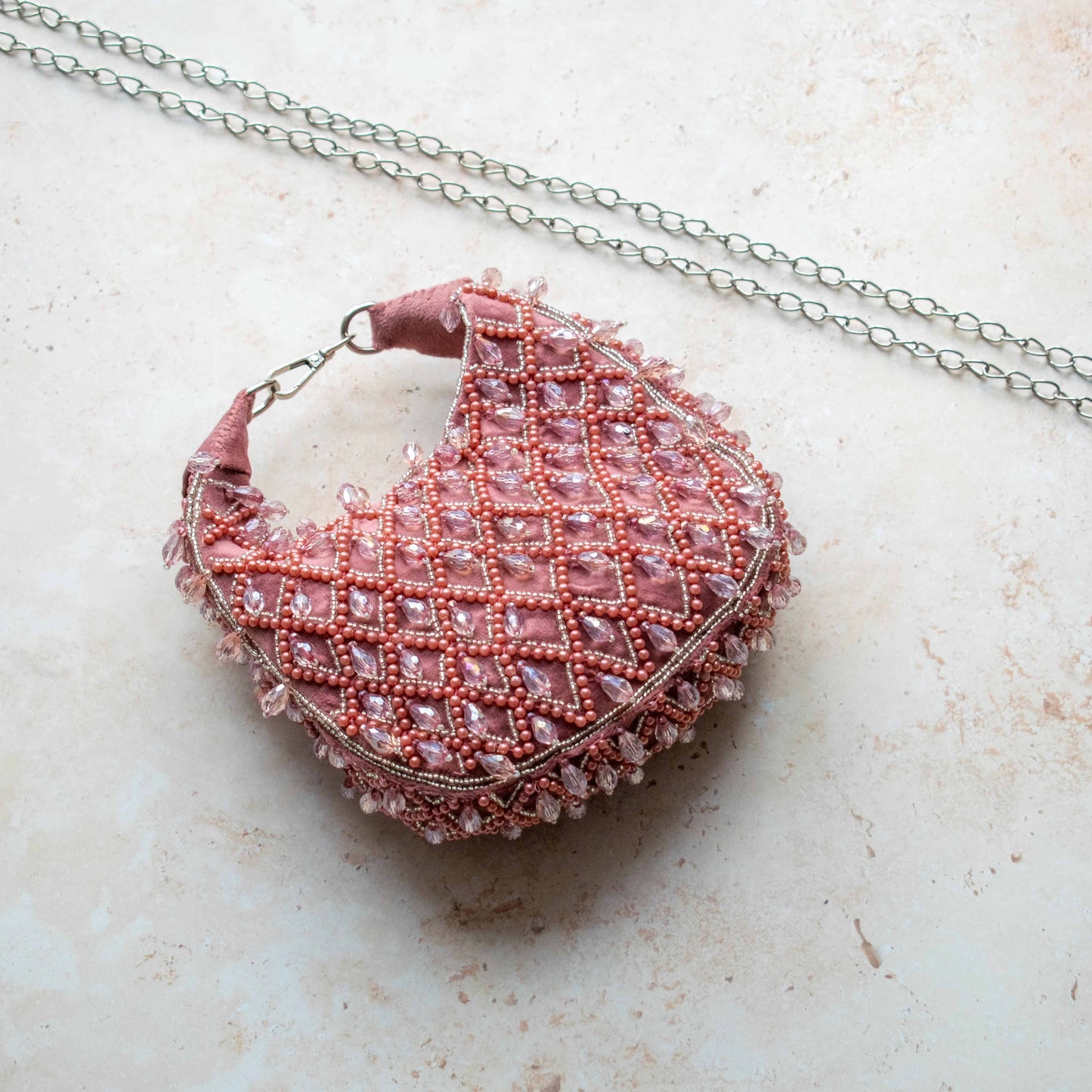 PRE-ORDER - Tala Handbag (Dusky Pink Suede)