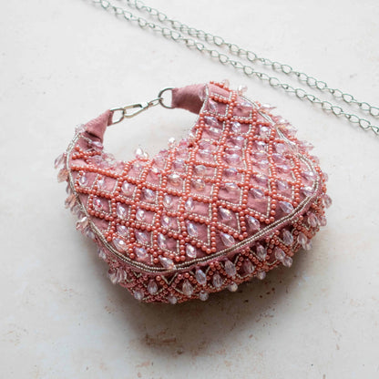 PRE-ORDER - Tala Handbag (Dusky Pink Suede)