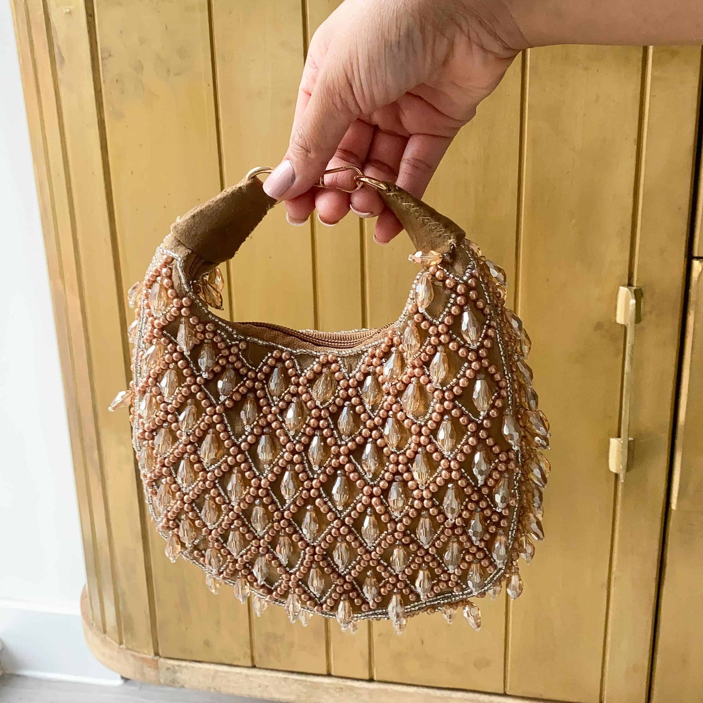 PRE-ORDER - Tala Handbag (Bronze Suede)