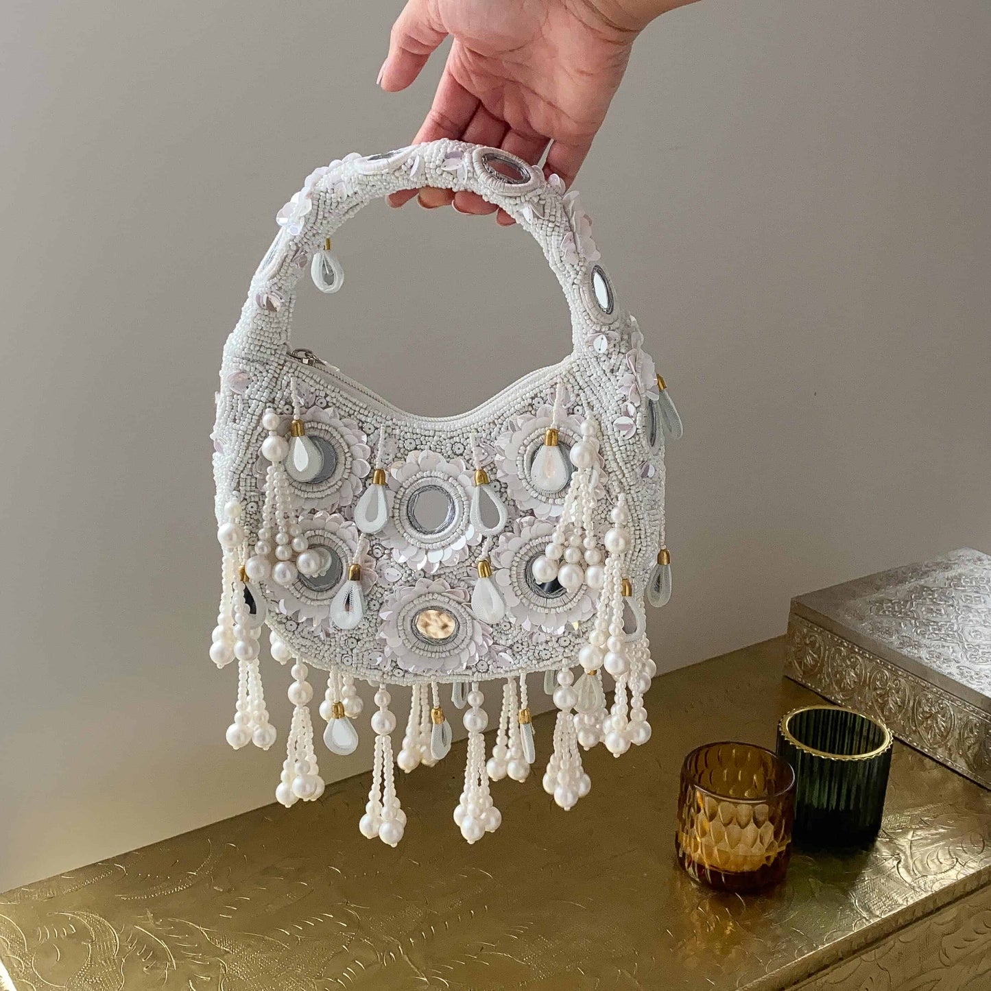 PRE-ORDER - Lolita Handbag (White)